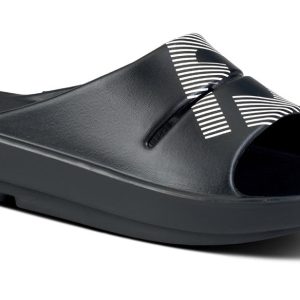 FJ X OOFOS Men's OOahh Sport Slide Sandal - Black