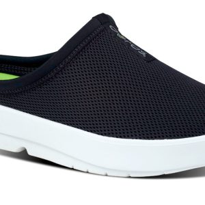 Men's OOcoozie Sport Mule - White Black (SALE)